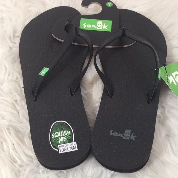 Sanuk Yoga Spree Flip Flops New Size 11 - Picture 6 of 9